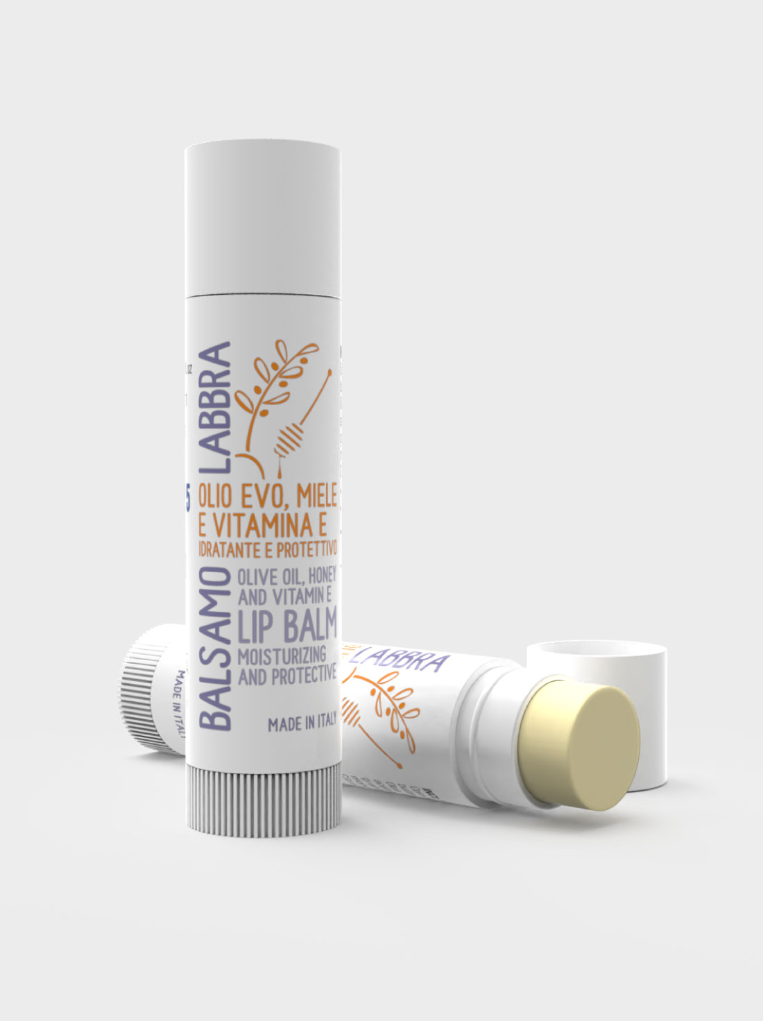 La Cosmottega Balsamo Labbra Olio Evo Miele 5 ml protettivo