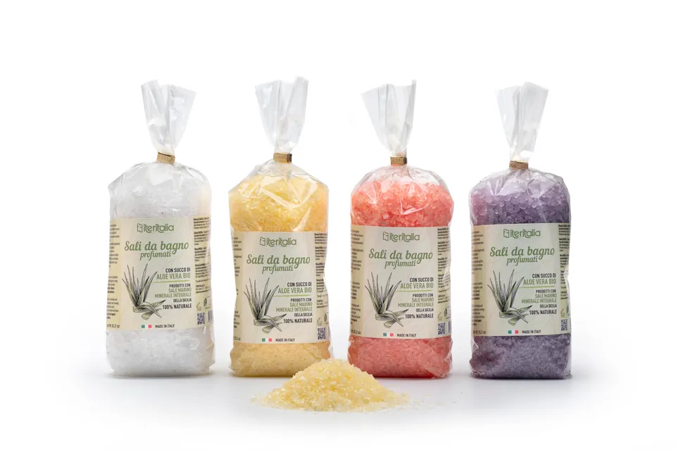 Iteritalia Sali da bagno aloe vera bio camelia minerali