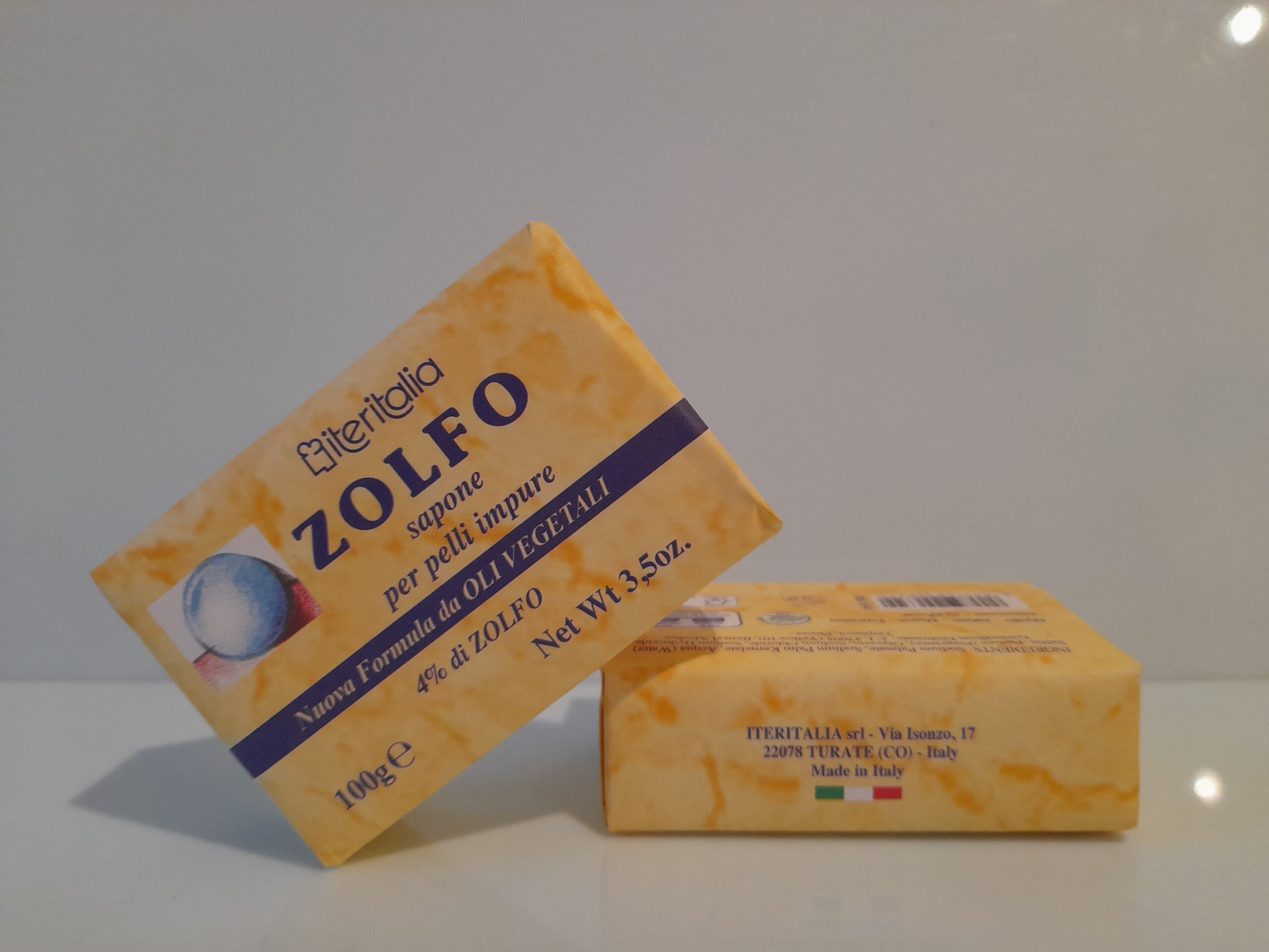Iteritalia Iterbe Zolfo sapone 100 g pelli impure