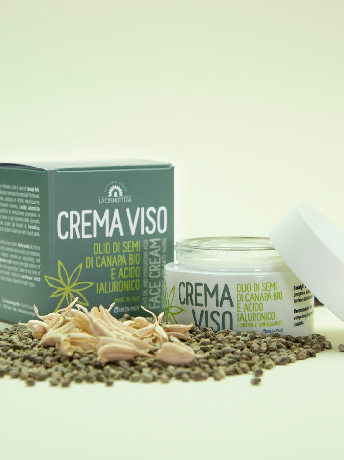 La Cosmottega Canapa Bio crema viso acido ialuronico