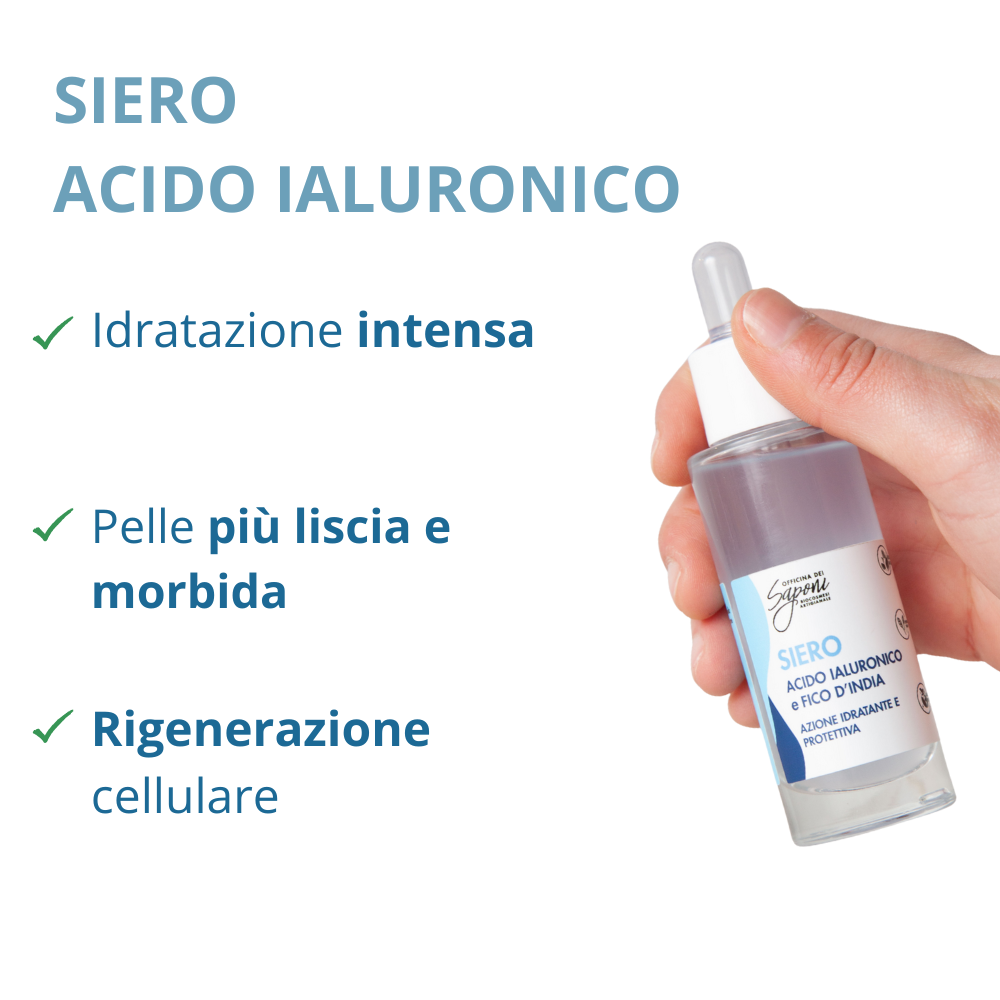 Officina dei Saponi Acido Ialuronico e Fico dIndia siero blu