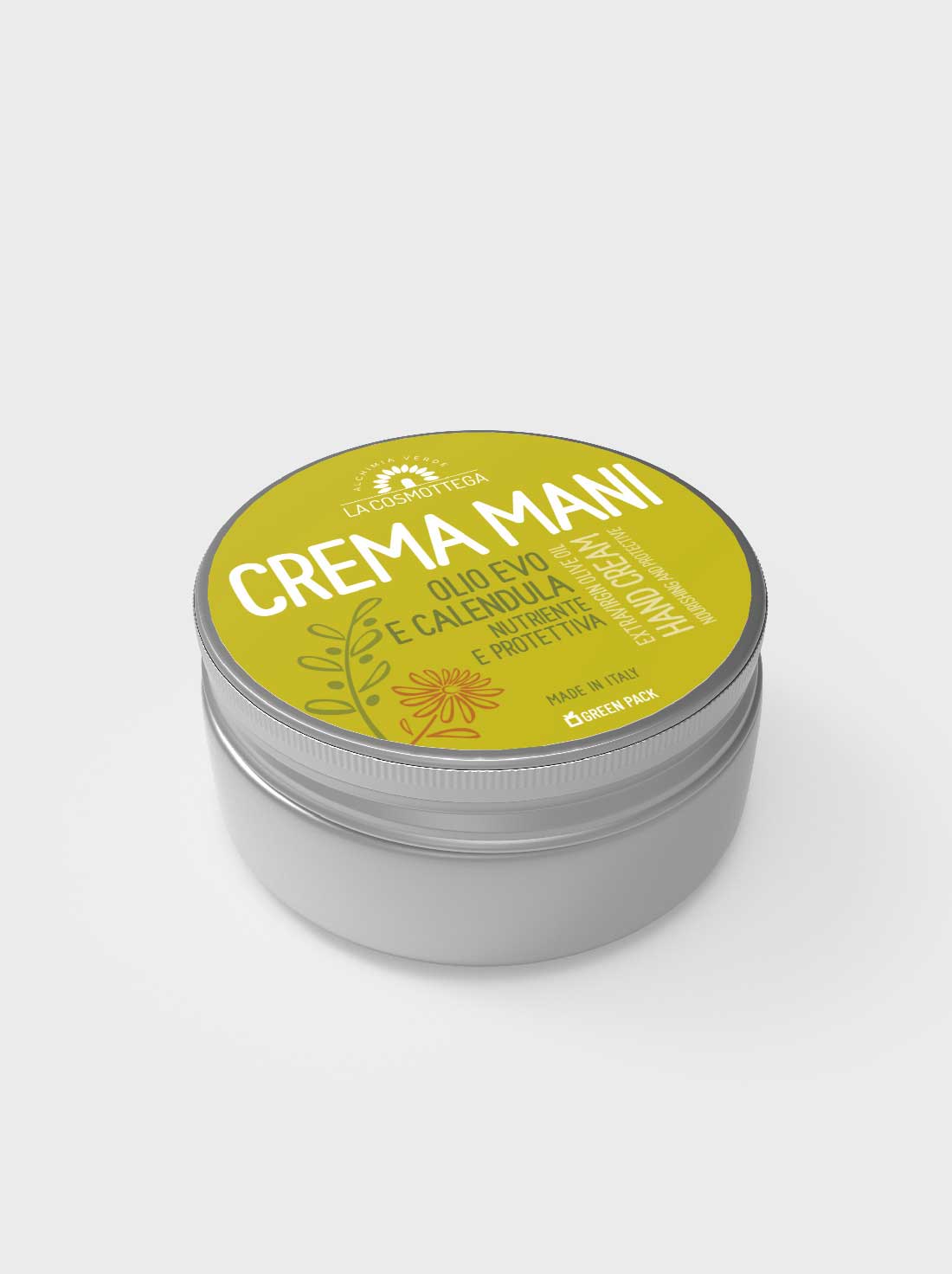 La Cosmottega crema mani olio evo e calendula 75 ml pelli secche