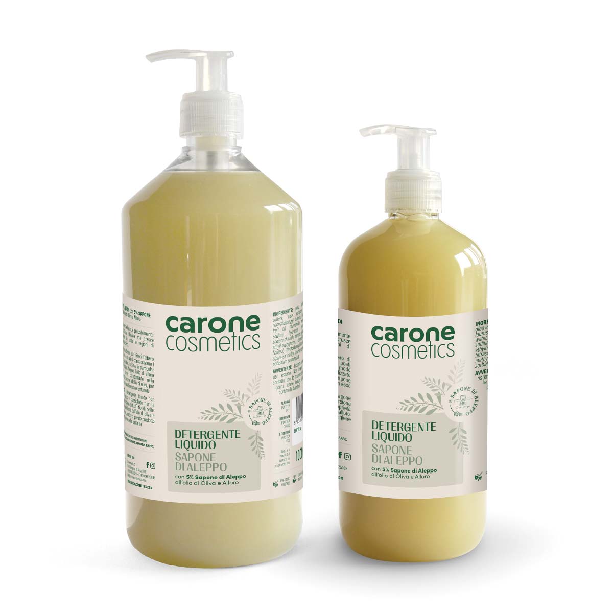 Noire di Hammam Sapone di Aleppo detergente liquido 500 ml