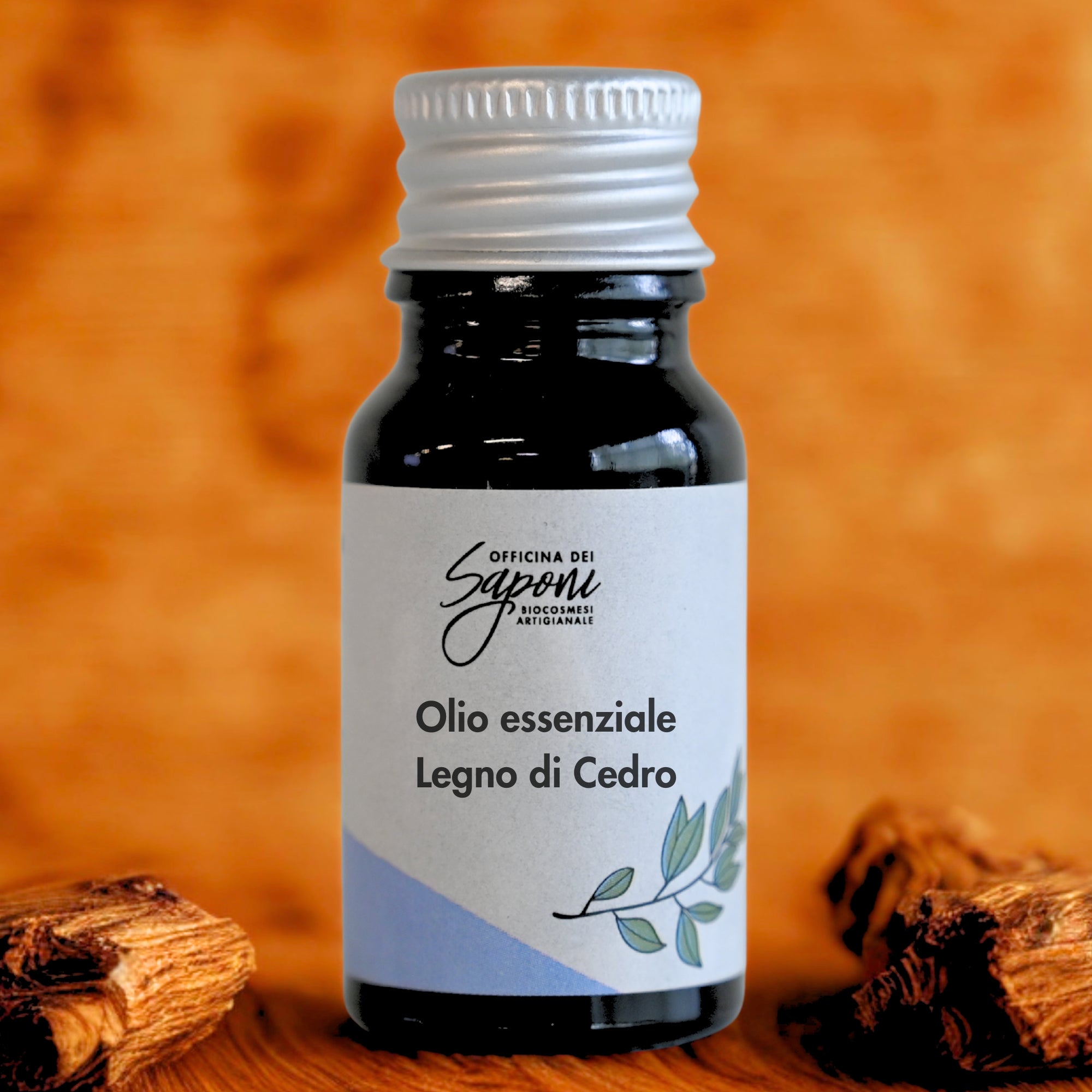 Officina dei Saponi Legno di Cedro Olio Essenziale 10 ml balsamico