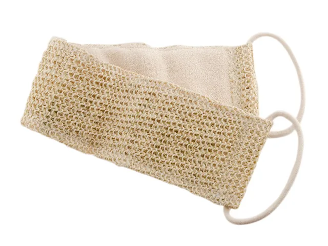 Noire di Hammam striscia schiena sisal-cotone esfoliante