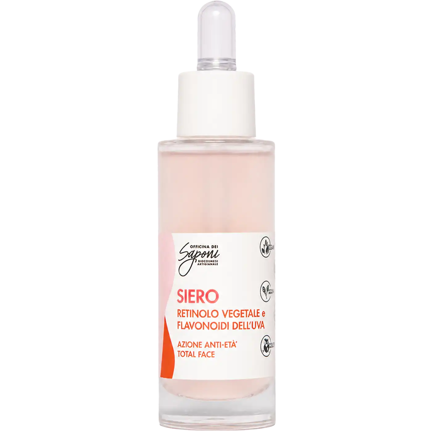 Officina dei Saponi Rosa siero viso anti-età retinolo uva