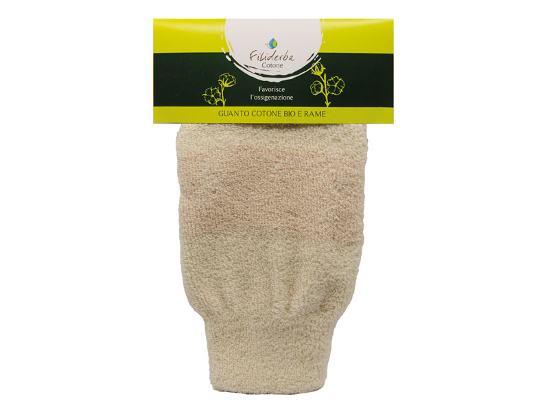 Noire di Hammam Filiderba guanto cotone rame
