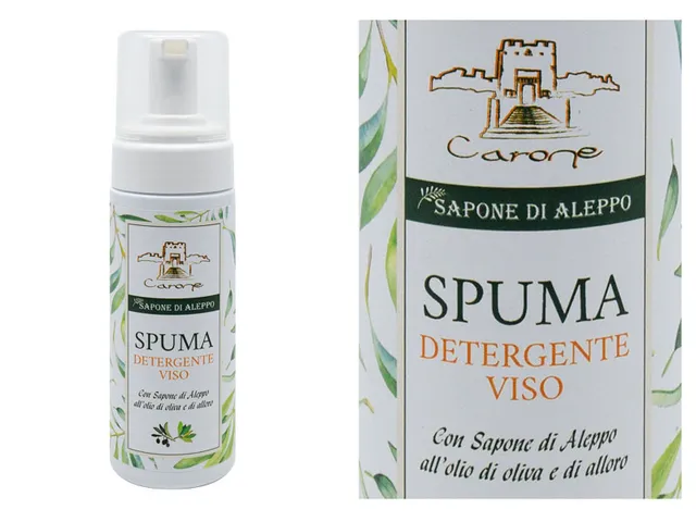Noire di Hammam Sapone di Aleppo spuma viso detergente 150 ml