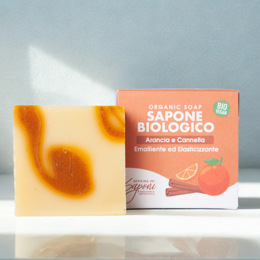 Officina dei Saponi Arancia Cannella sapone biologico viso corpo