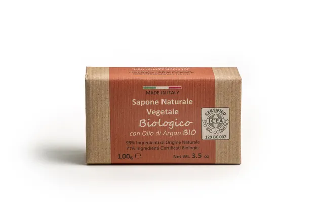 Iteritalia Biologico Argan Sapone 100g pelle delicata