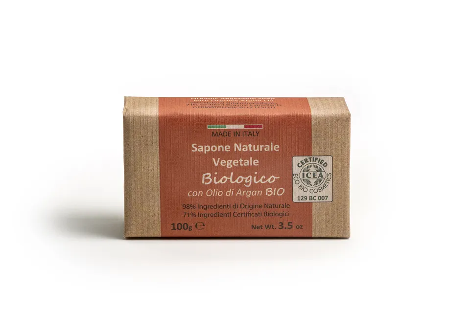 Iteritalia Biologico Argan Sapone 100g pelle delicata