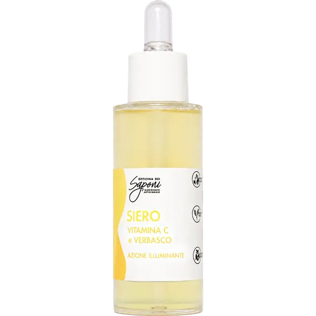 Officina dei Saponi Bifasica Vitamina C Verbasco Siero Viso illuminante