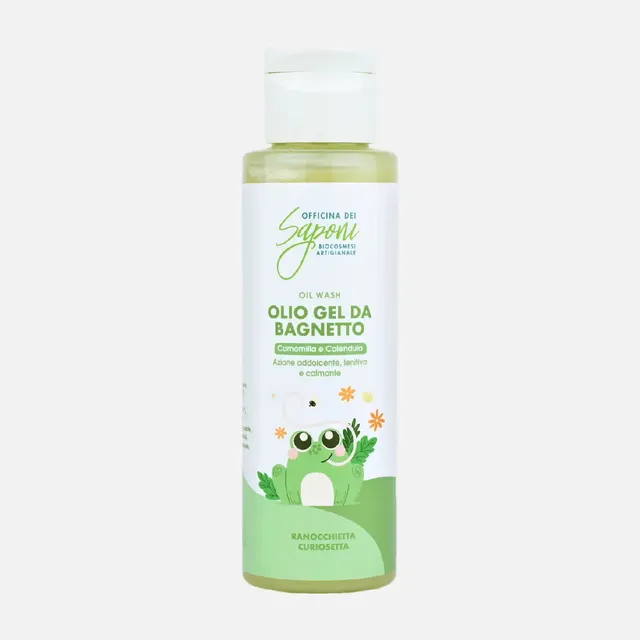 Officina dei Saponi Bimbi olio gel detergente camomilla e calendula