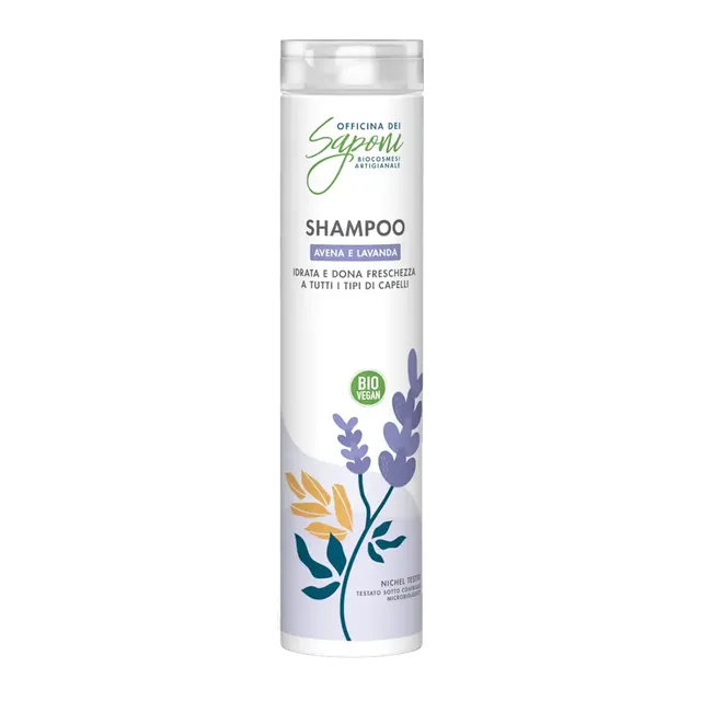 Officina dei Saponi Avena e Lavanda shampoo liquido delicato