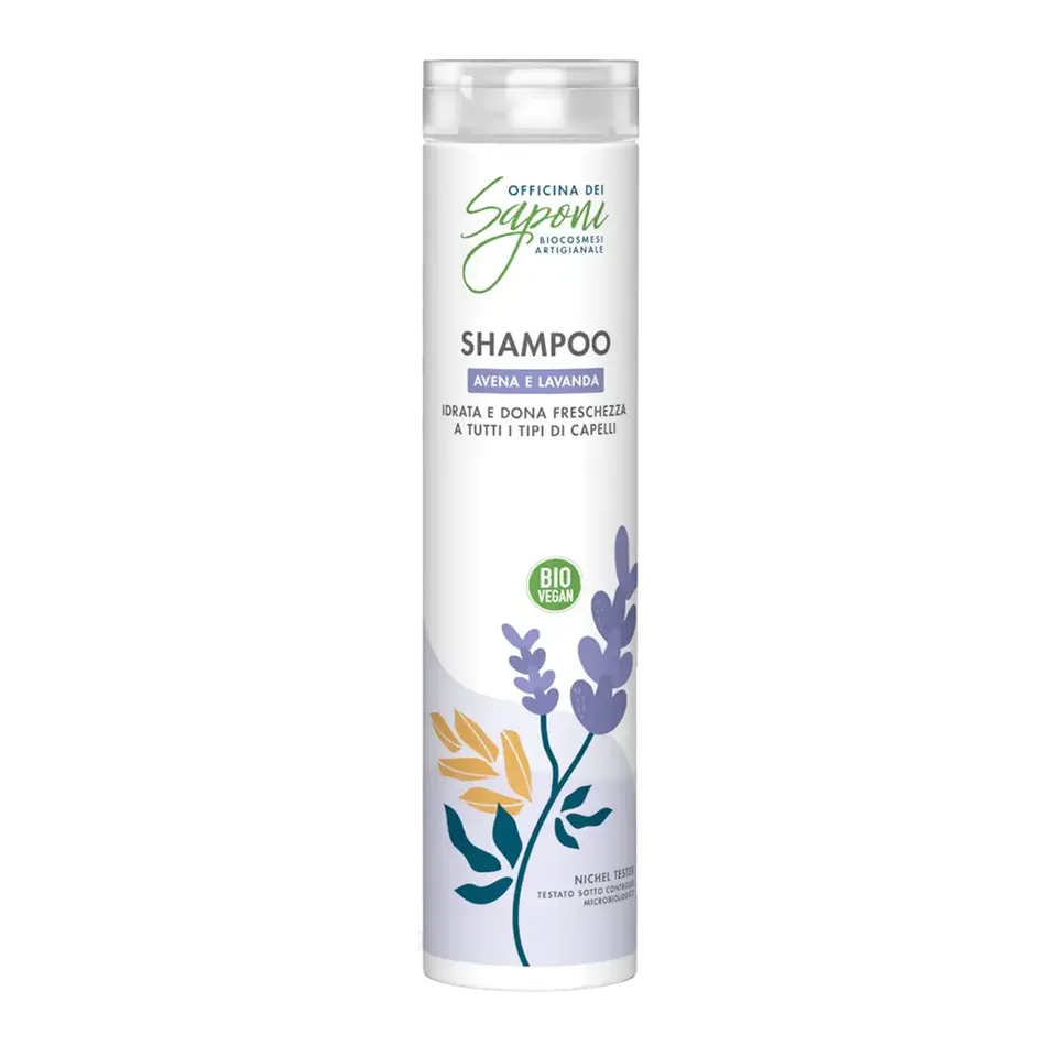 Officina dei Saponi Avena e Lavanda shampoo liquido delicato