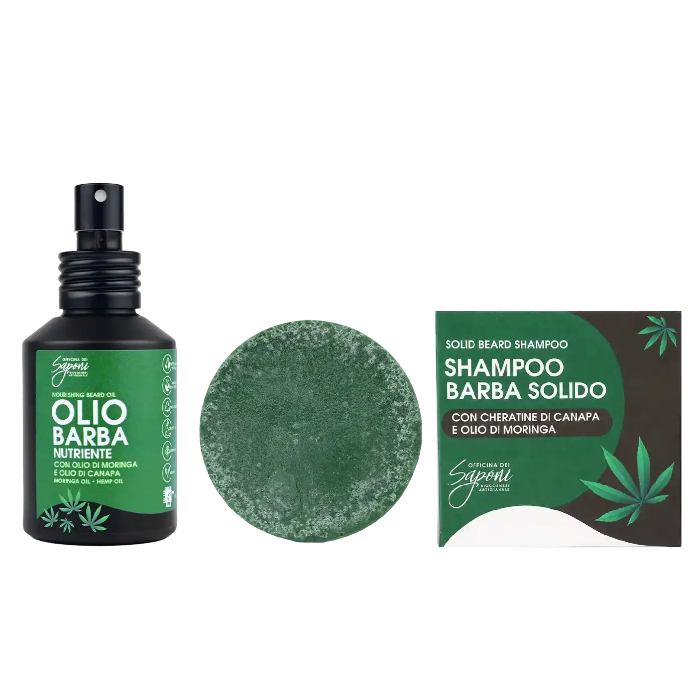 Officina dei Saponi Box Olio e Shampoo Barba regalo uomo