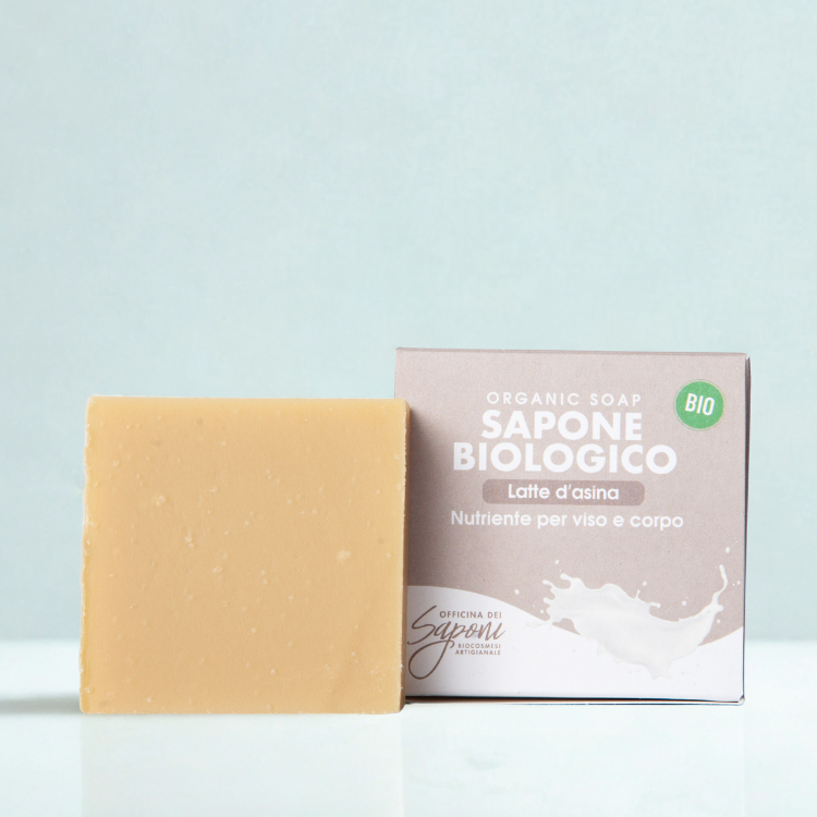 Officina dei Saponi sapone solido latte d'asina viso corpo bio