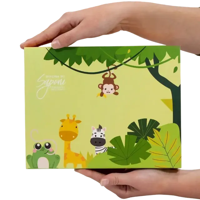 Officina dei Saponi Bimbi Box regalo vuota carta 23x17 cm