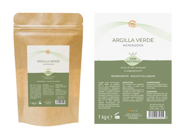 Noire di Hammam Argilla Verde Micronizzata 1000 g Purificante
