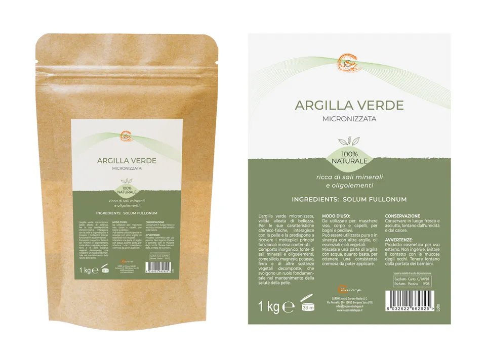 Noire di Hammam Argilla Verde Micronizzata 1000 g Purificante