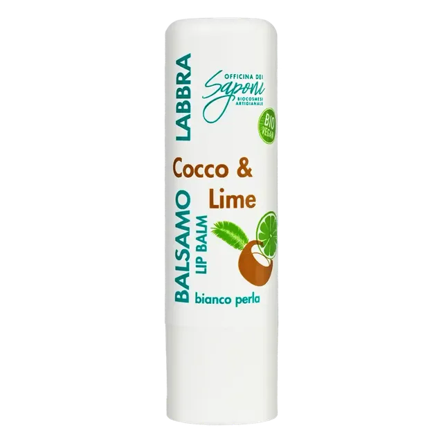 Officina dei Saponi Cocco e Lime balsamo labbra rinfrescante