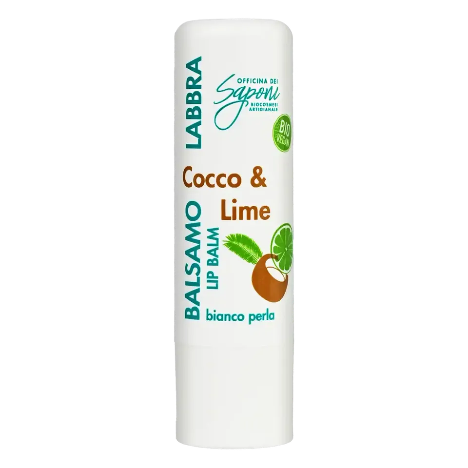 Officina dei Saponi Cocco e Lime balsamo labbra rinfrescante