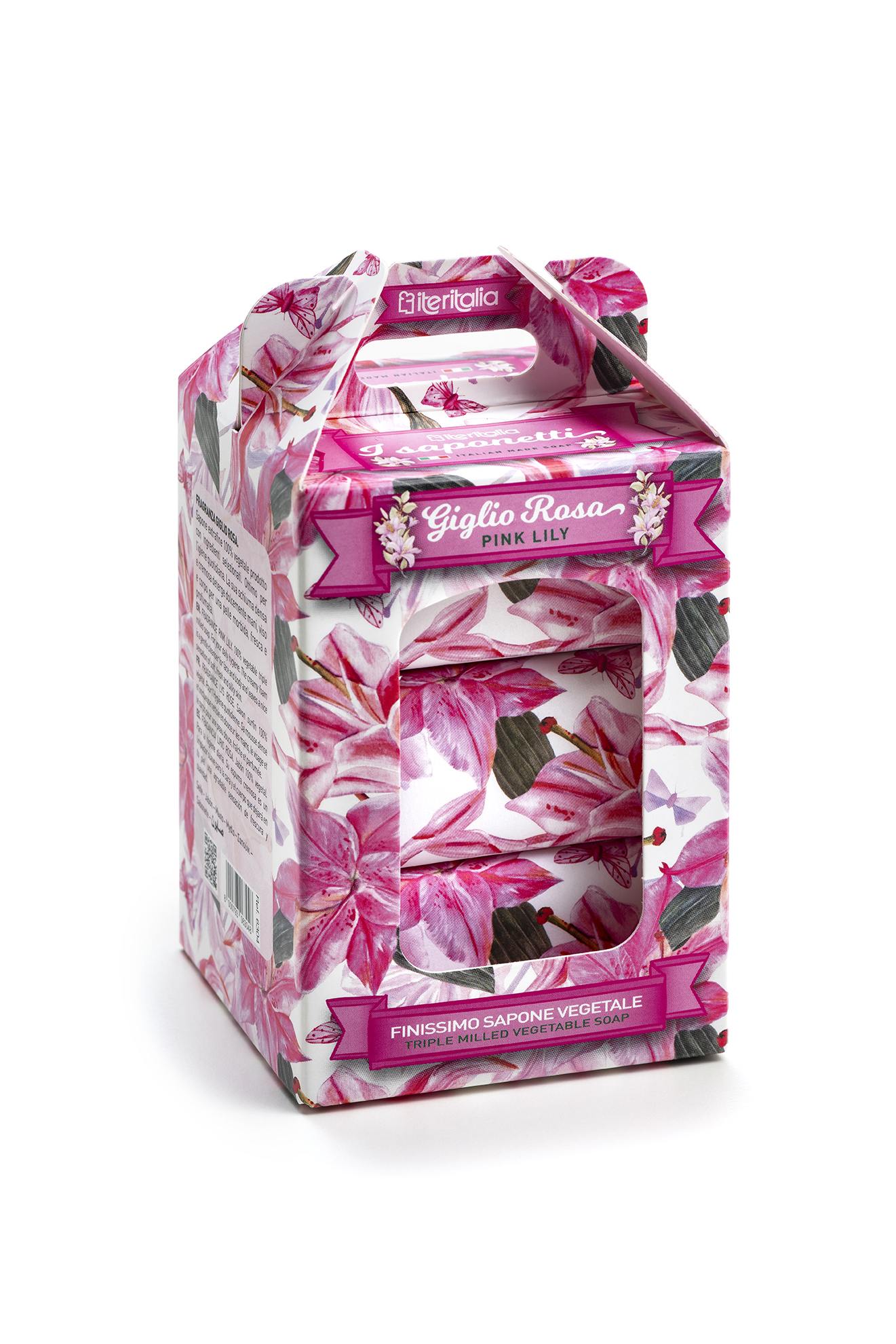 Iteritalia 6303 Cofanetto 3 saponette 100g fiore lillà