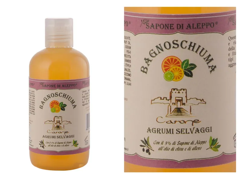 Noire di Hammam Sapone di Aleppo Agrumi Bagnoschiuma 250 ml