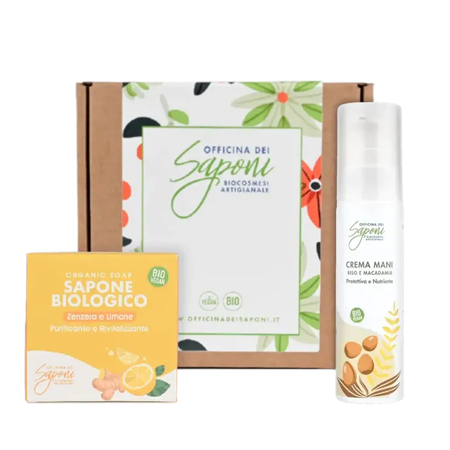 Officina dei Saponi Box regalo crema mani e sapone bio