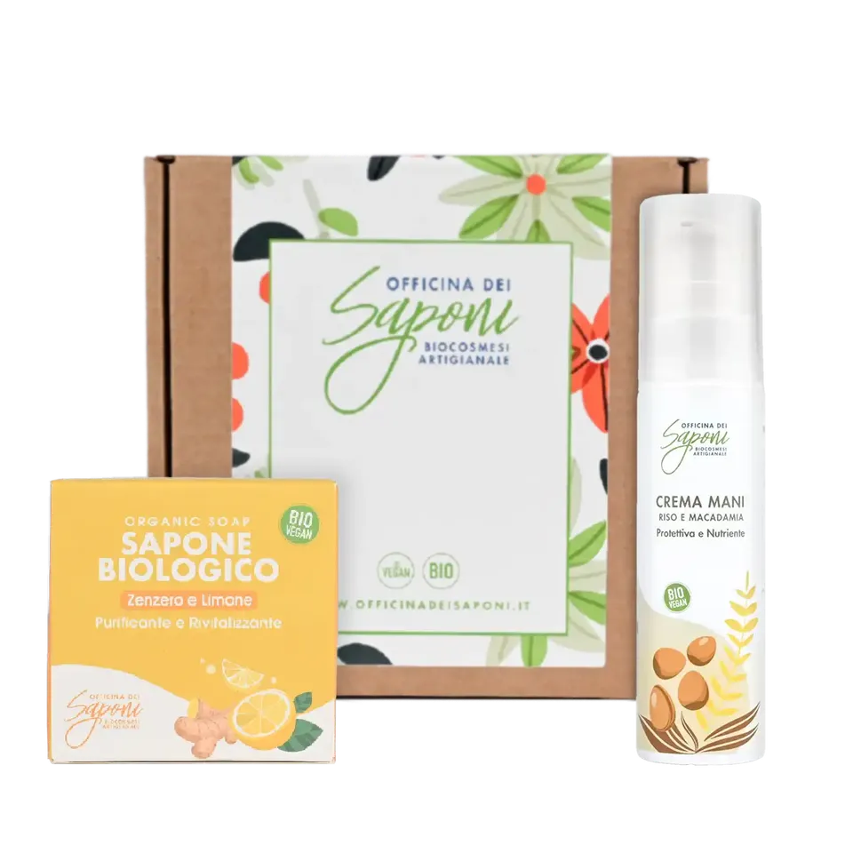 Officina dei Saponi Box regalo crema mani e sapone bio