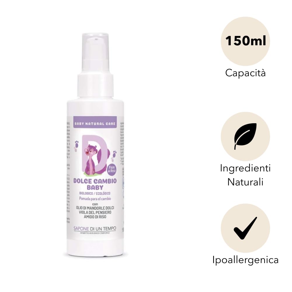 Sapone di un Tempo Crema Cambio Pannolino Baby Lenitiva