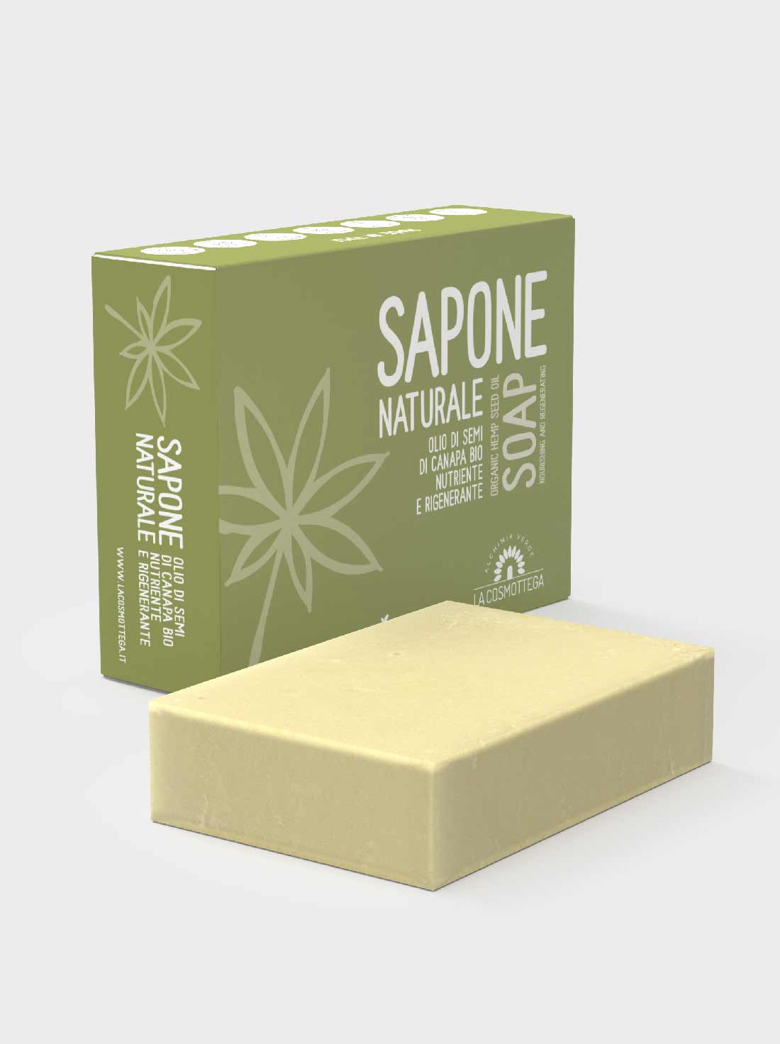 La Cosmottega Canapa Bio saponetta olio di canapa 120g