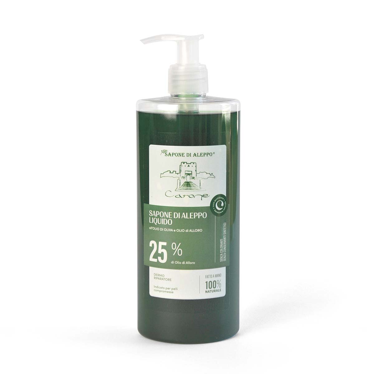 Noire di Hammam Sapone di Aleppo liquido 400 ml olio alloro 25%
