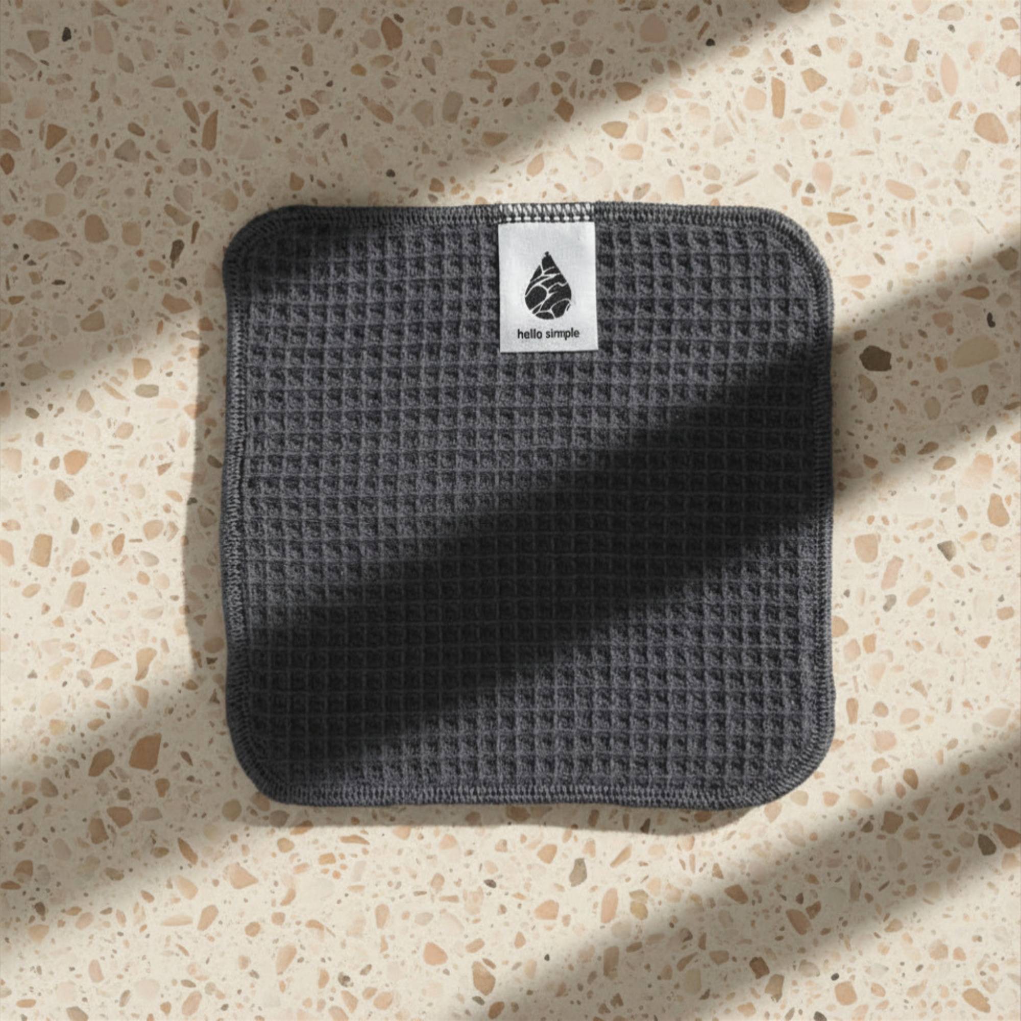 hello simple Panno Cucina cotone bio 20x20 1 pezzo lavabile