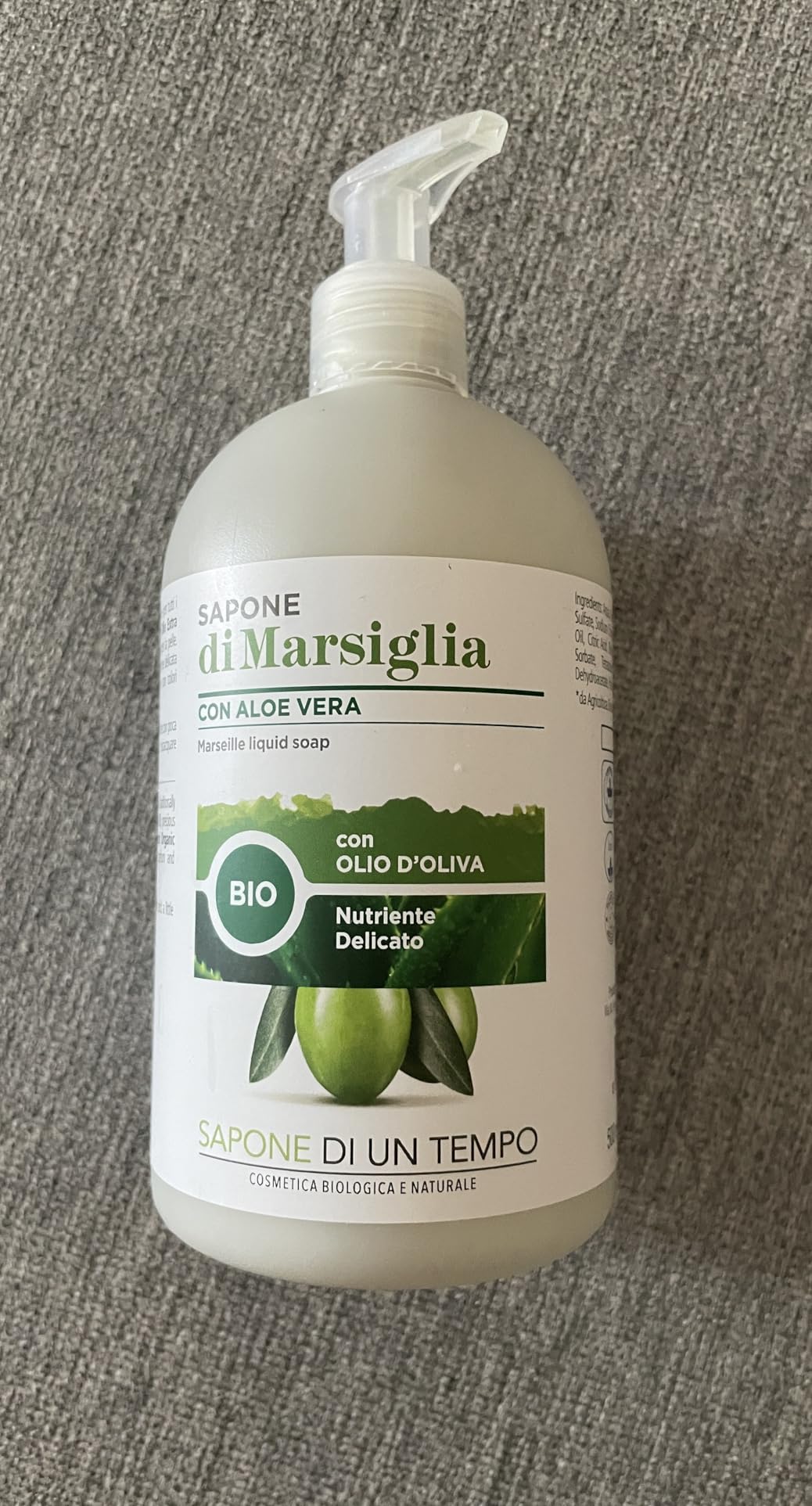 Sapone di un Tempo Marsiglia Liquido Lavanda 500ml delicato