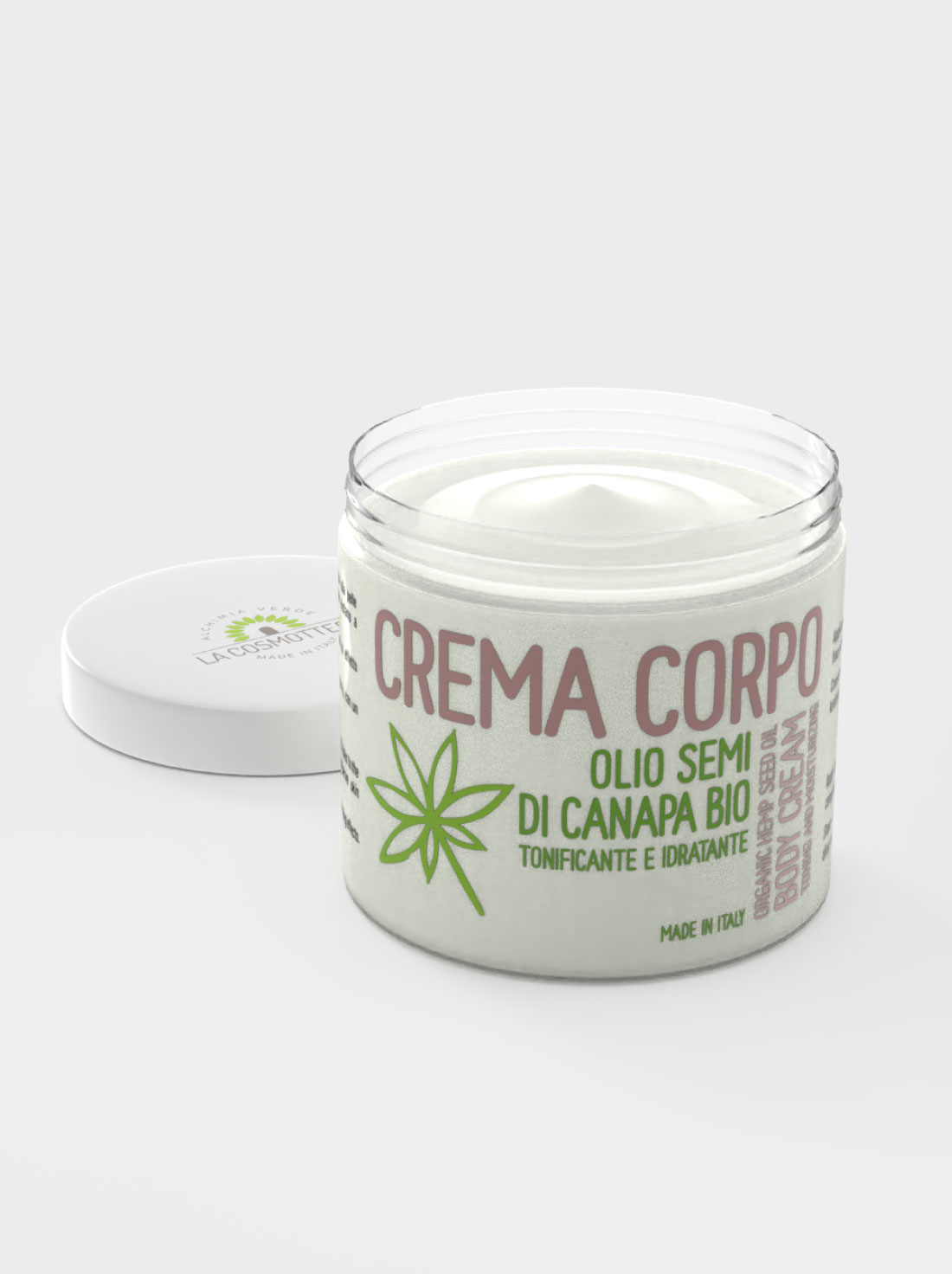 La Cosmottega Canapa crema corpo 200 ml olio canapa bio