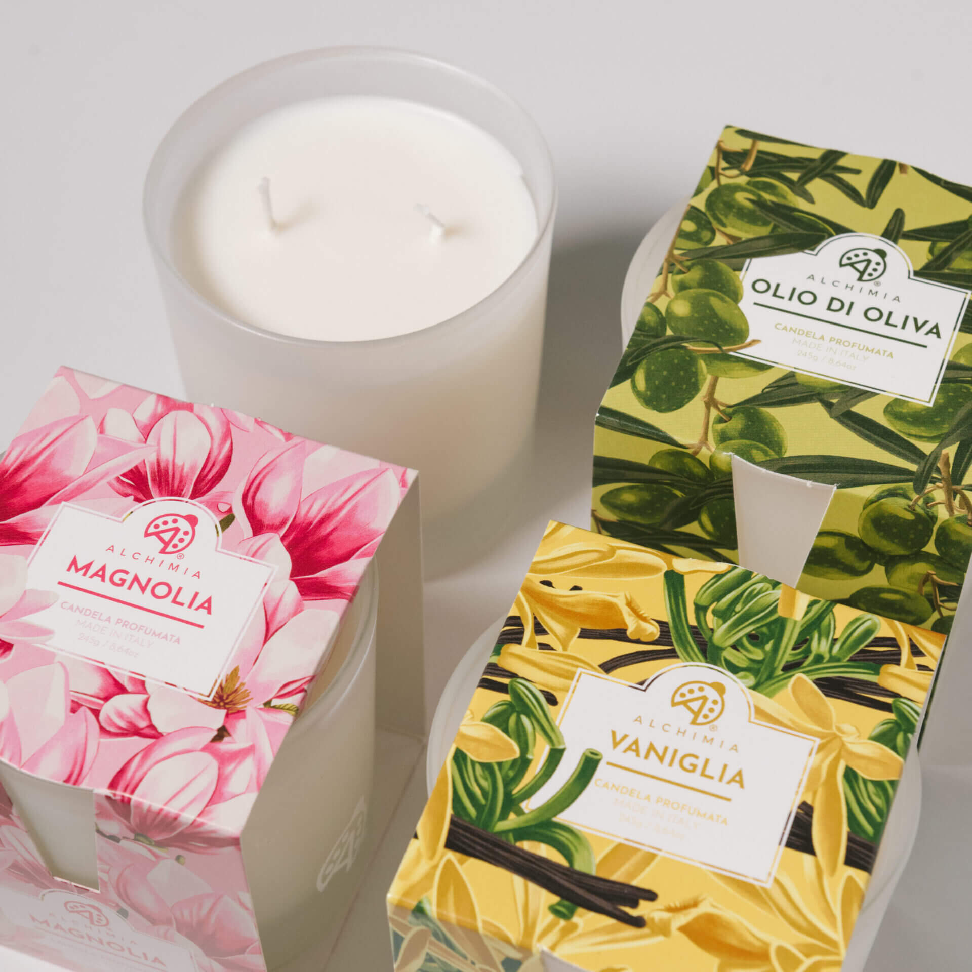 Alchimia Casa candela profumata Magnolia 245 g