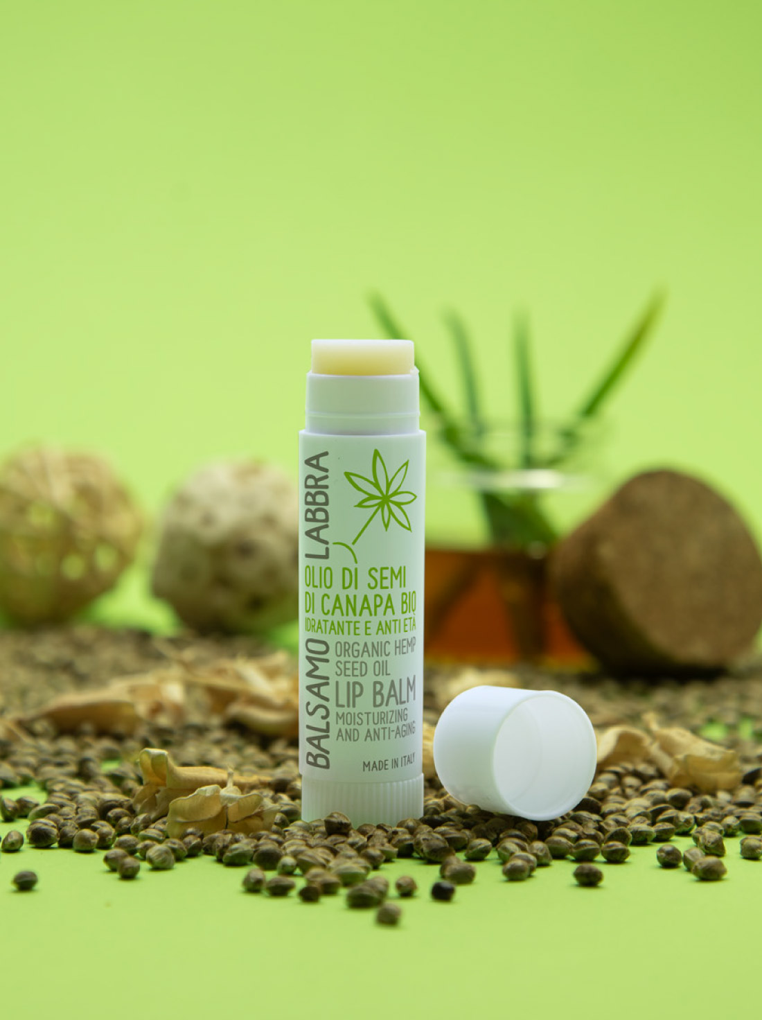 La Cosmottega Canapa balsamo labbra 5 ml olio canapa bio