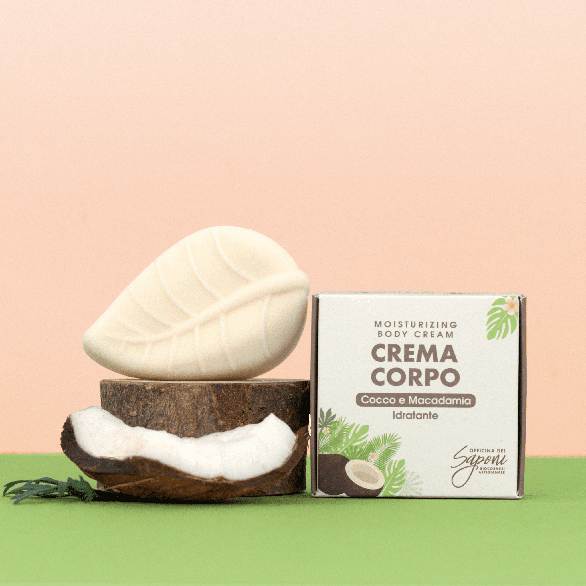 Officina dei Saponi Cocco Macadamia crema corpo solida nutriente
