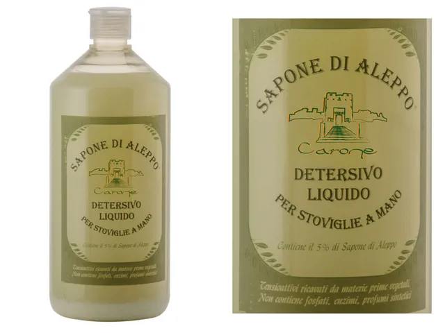 Noire di Hammam Sapone Aleppo Detersivo piatti 1000ml oliva