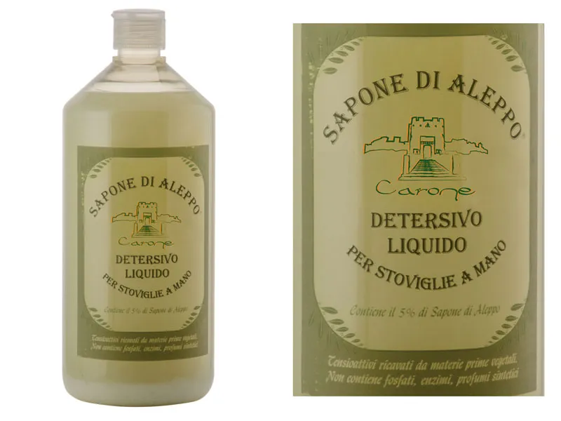 Noire di Hammam Sapone Aleppo Detersivo piatti 1000ml oliva