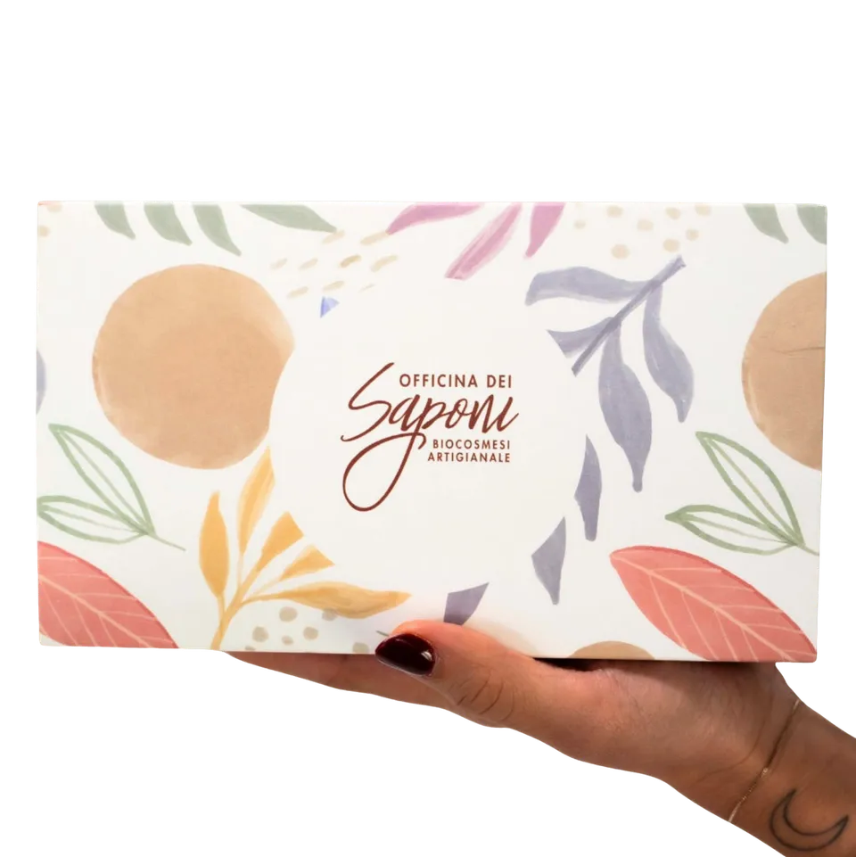 Officina dei Saponi Box Regalo 4 Saponi Biologici Misti