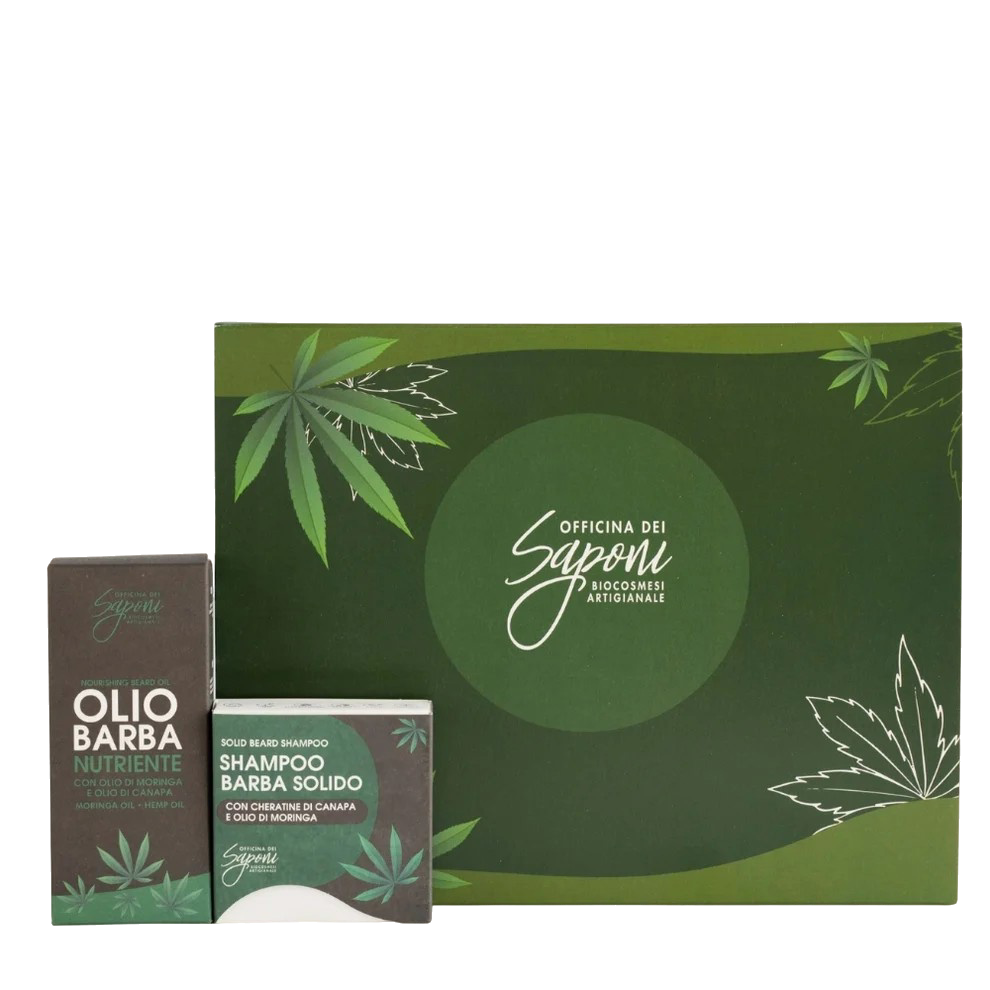 Officina dei Saponi Box Olio e Shampoo Barba regalo uomo