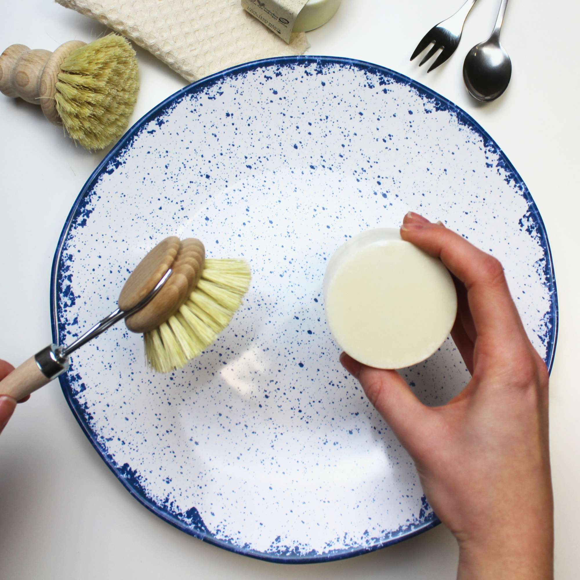 Hello Simple Pure sapone piatti solido 120 g 2in1 mani