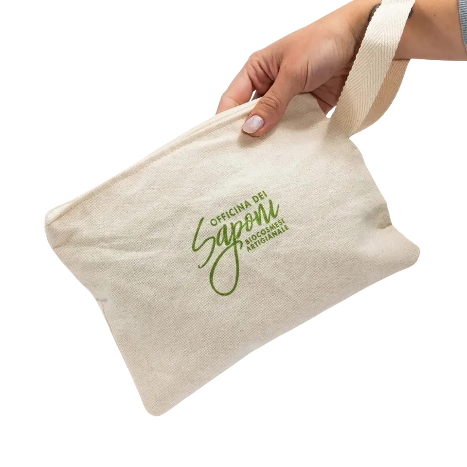 Officina dei Saponi Pochette per cosmetici solidi viaggio