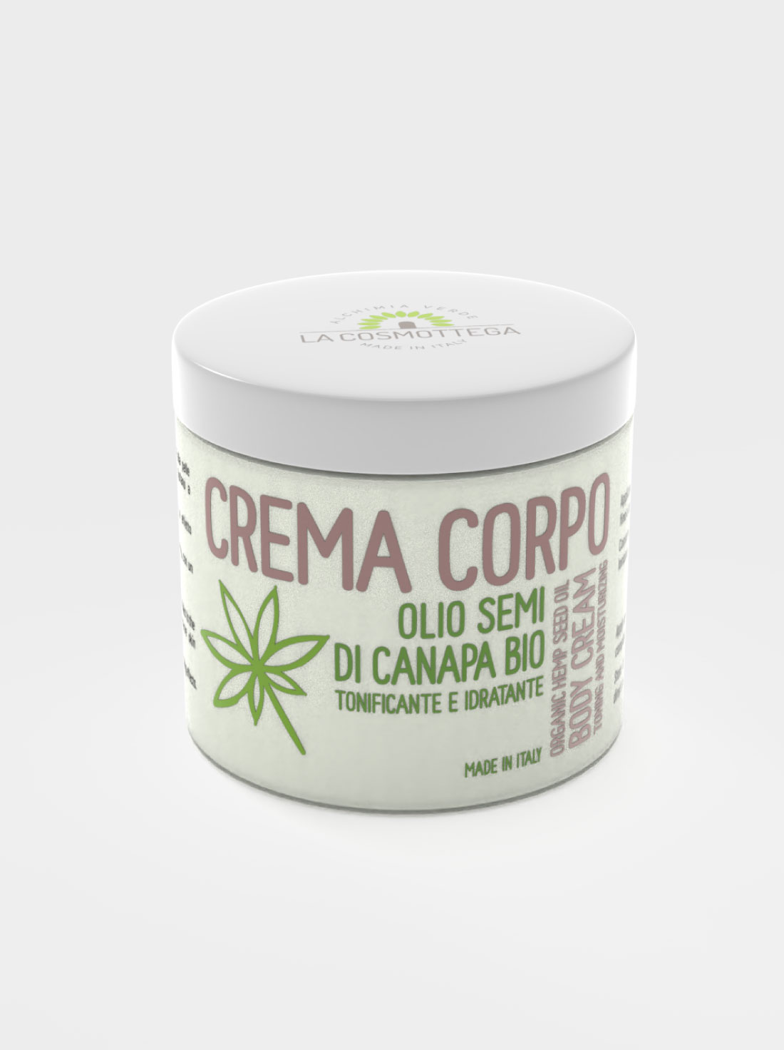 La Cosmottega Canapa crema corpo 200 ml olio canapa bio
