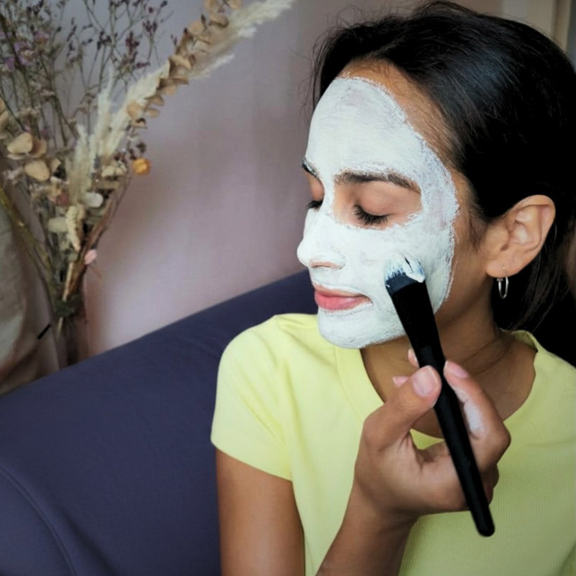 Hello Simple Pure maschera viso argilla bianca 100 g fai da te