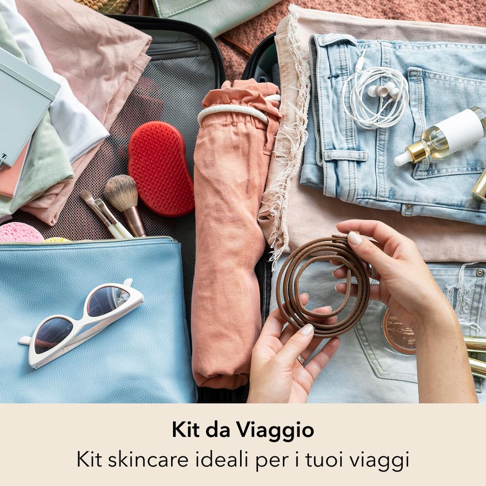 Sapone di un Tempo Kit da Viaggio kit viso notte siero contorno occhi