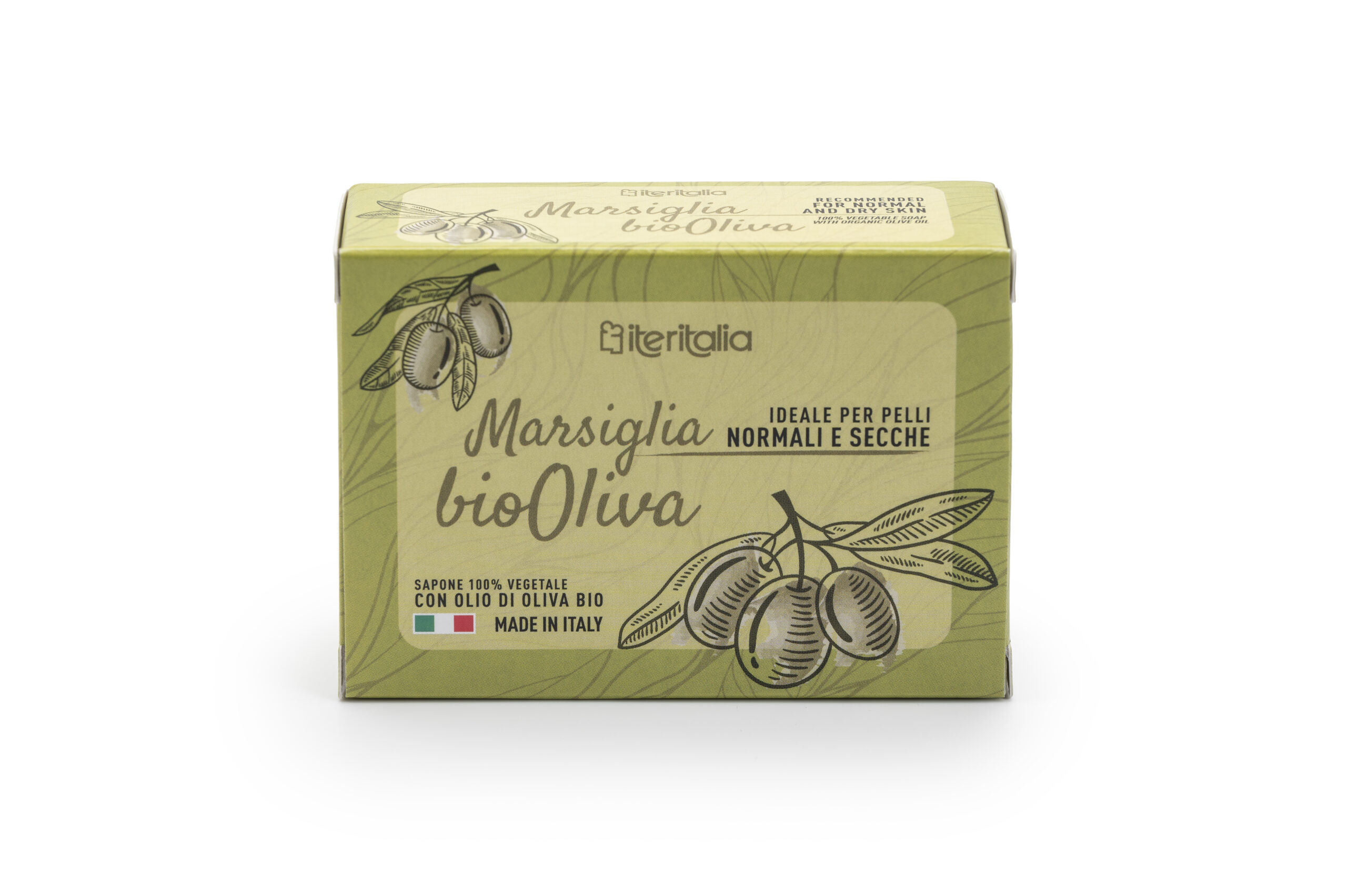 Iteritalia Marsiglia Sapone Bio Argan Oliva Pelli Secche