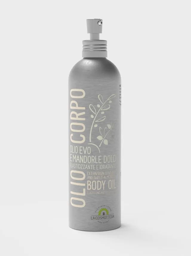La Cosmottega Olio Evo Olio Corpo Mandorle Dolci 200 ml elasticizzante